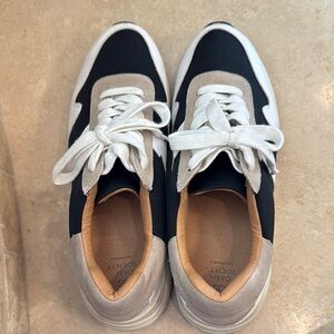 Society Black and White Sneakers
